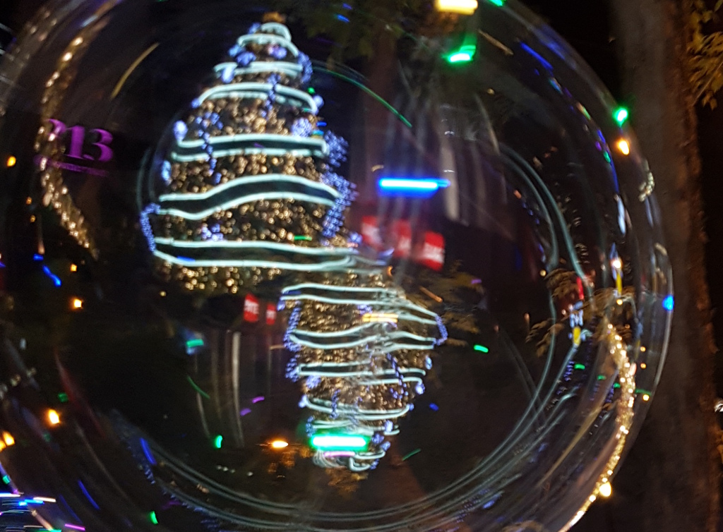 photo of a balloon in Orchard Road, Singapore